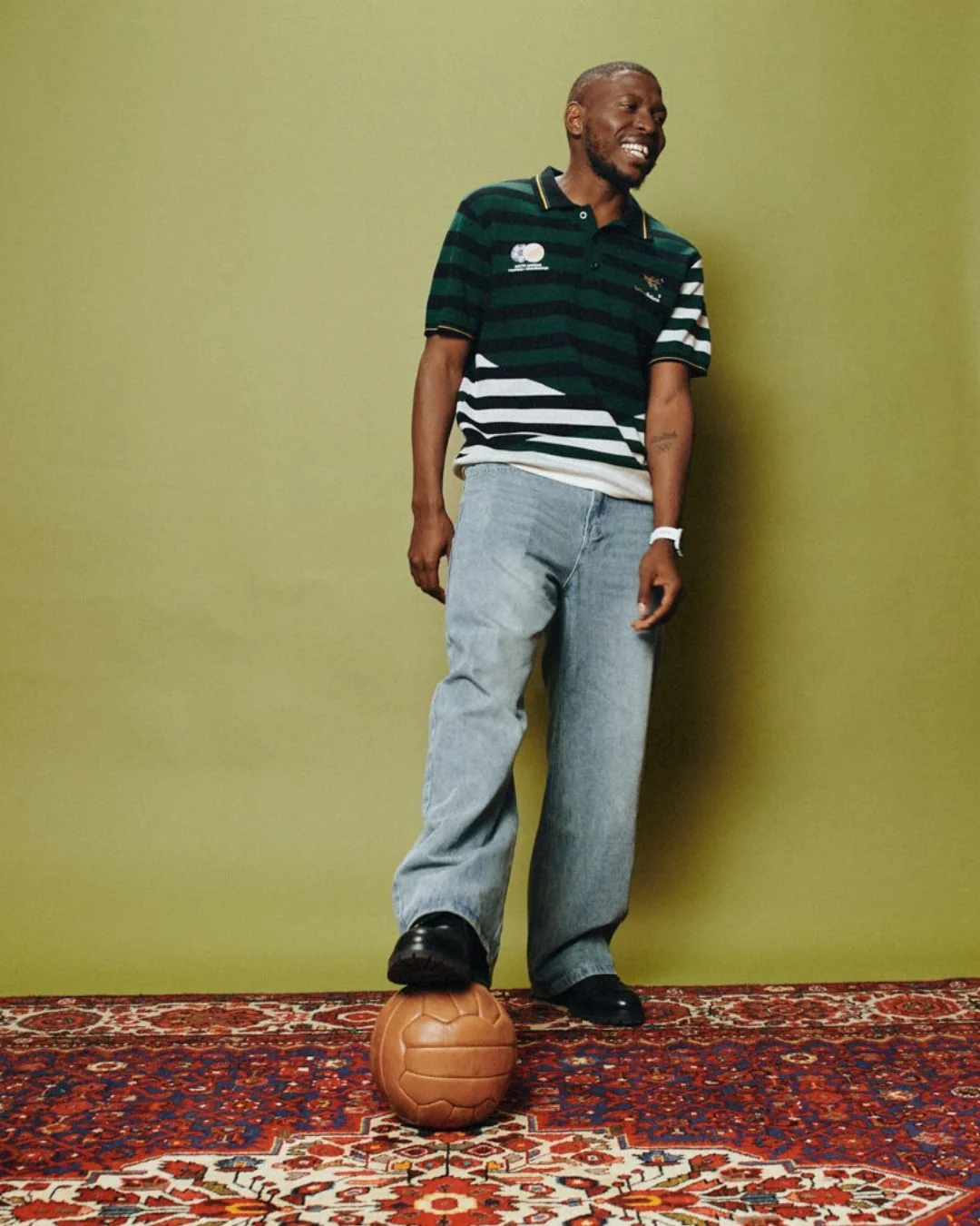 Bafana Bafana 96 Heritage Short Sleeve Knit Green - Image 3