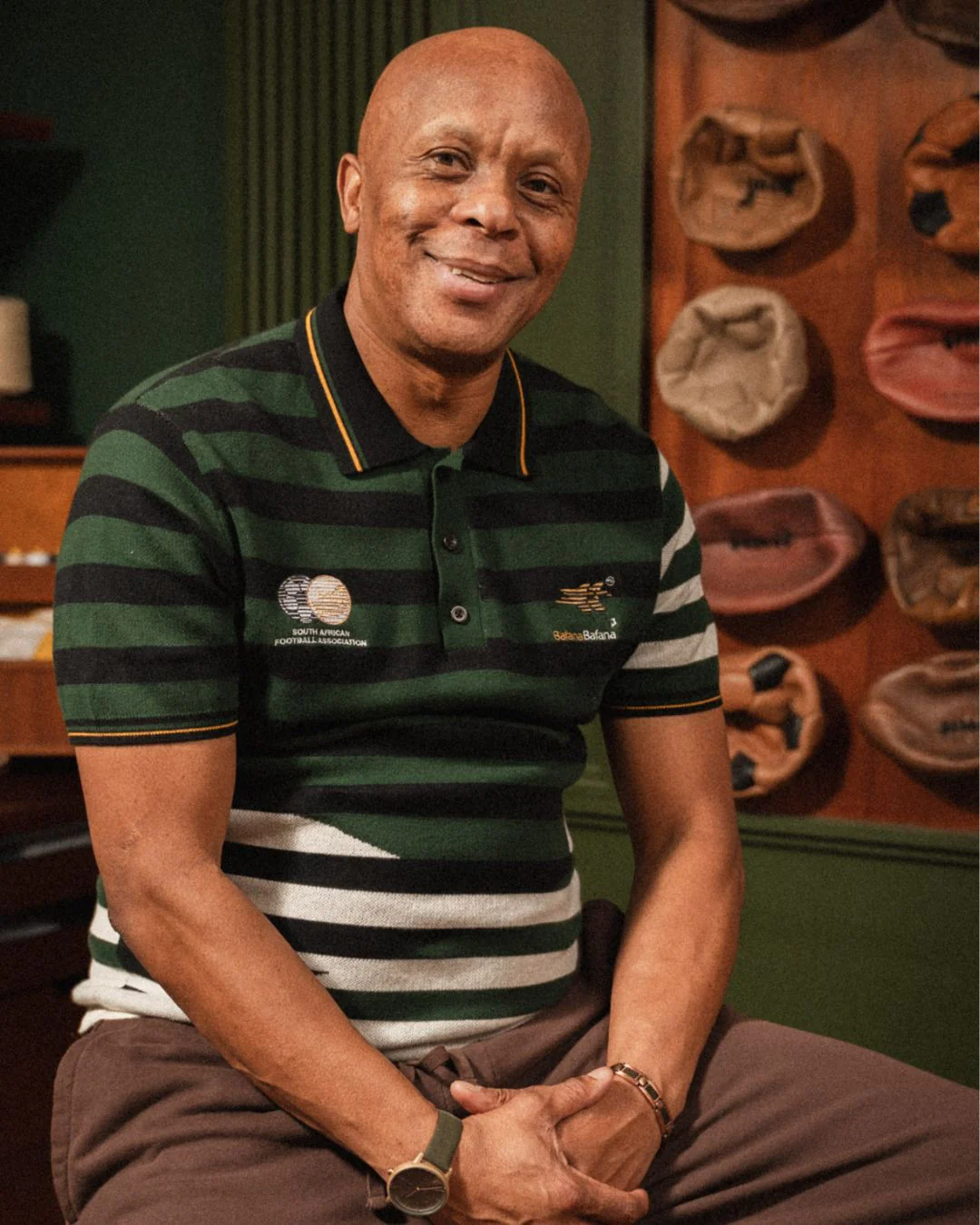 Bafana Bafana 96 Heritage Short Sleeve Knit Green - Image 5