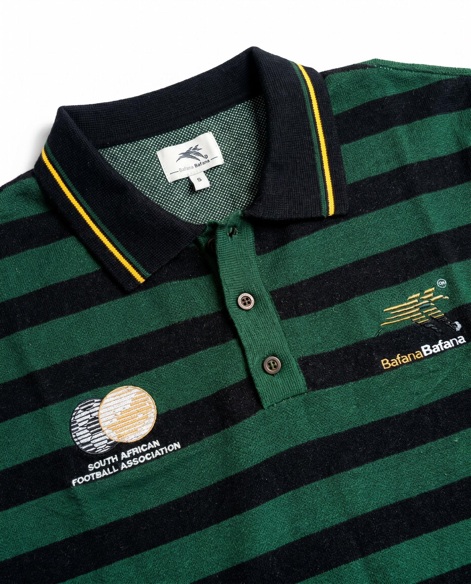 Bafana Bafana 96 Heritage Short Sleeve Knit Green - Image 7
