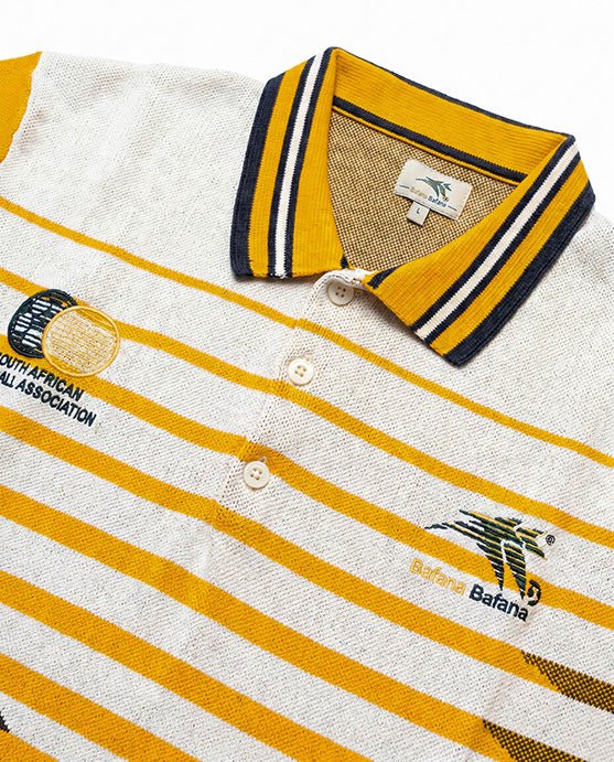 Bafana Bafana 96 Heritage Long Sleeve Knit Gold - Image 8