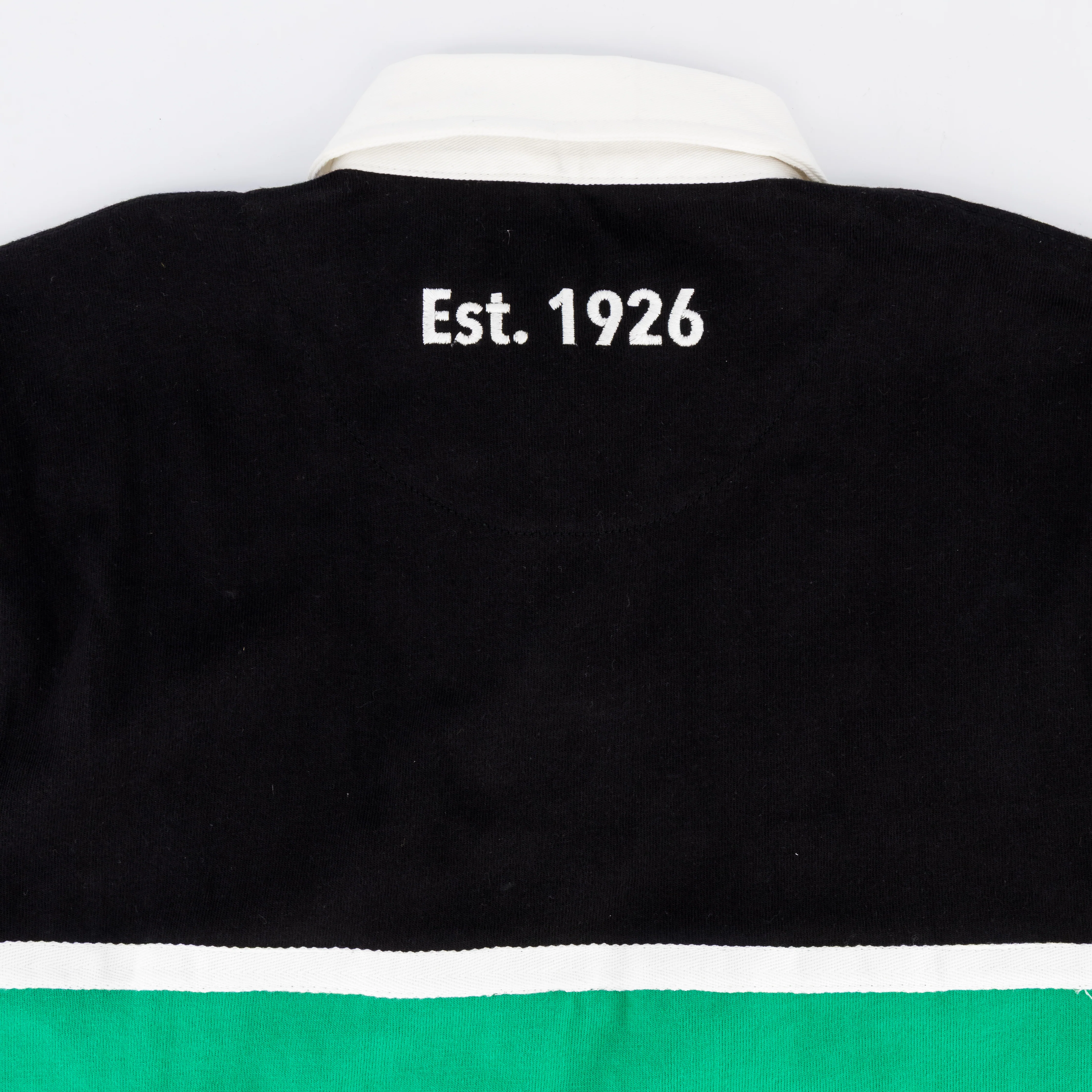 Pearson High School Tops LS Rugby Jersey Cut & Sew Em Black - Image 9