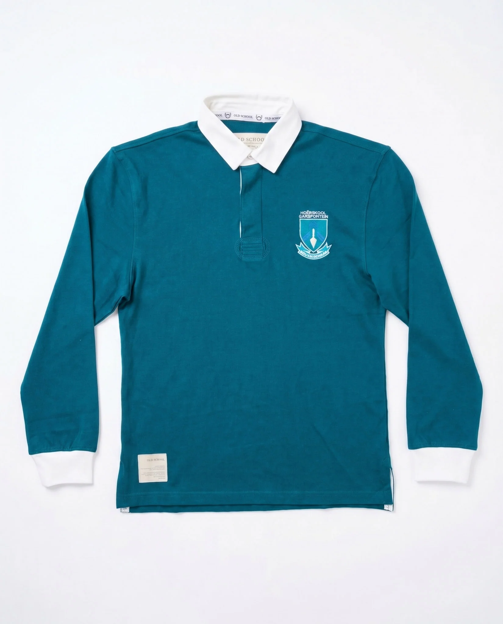 Schools Garsfontein Long Sleeve Rugby Jersey Plain Blue - Image 4