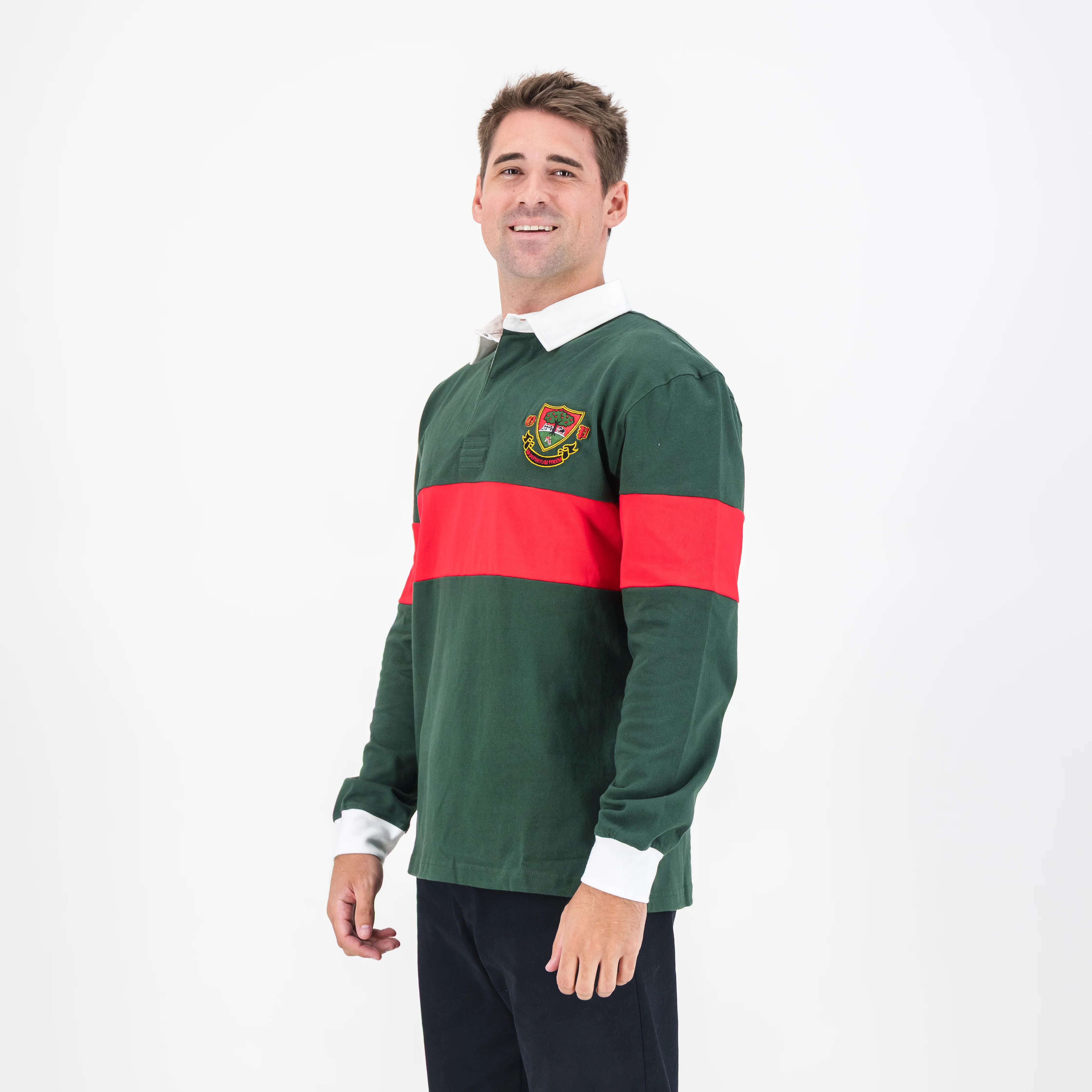 Schools Old Prunitions LS Rugby Jersey-OS Green - Image 4