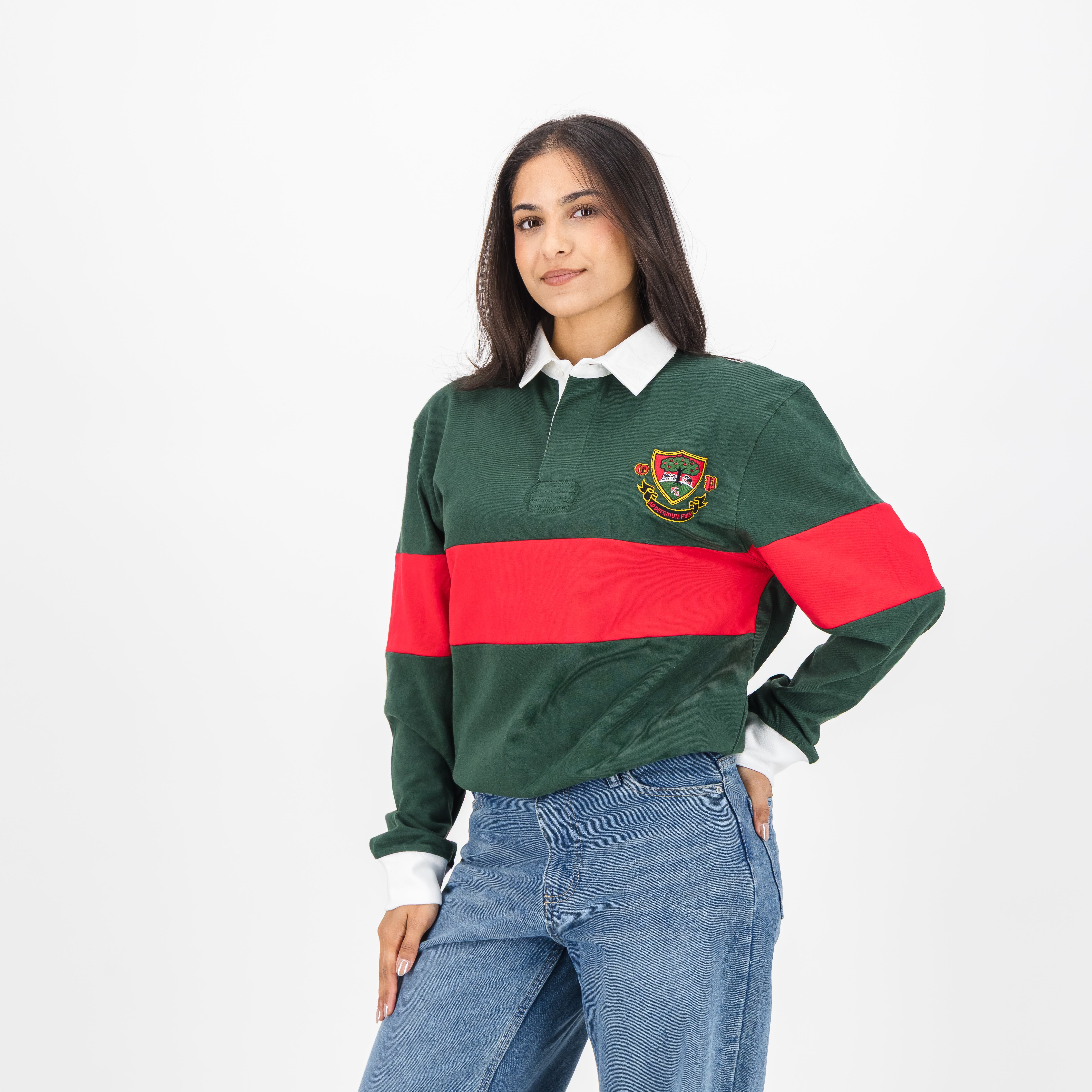 Schools Old Prunitions LS Rugby Jersey-OS Green - Image 7