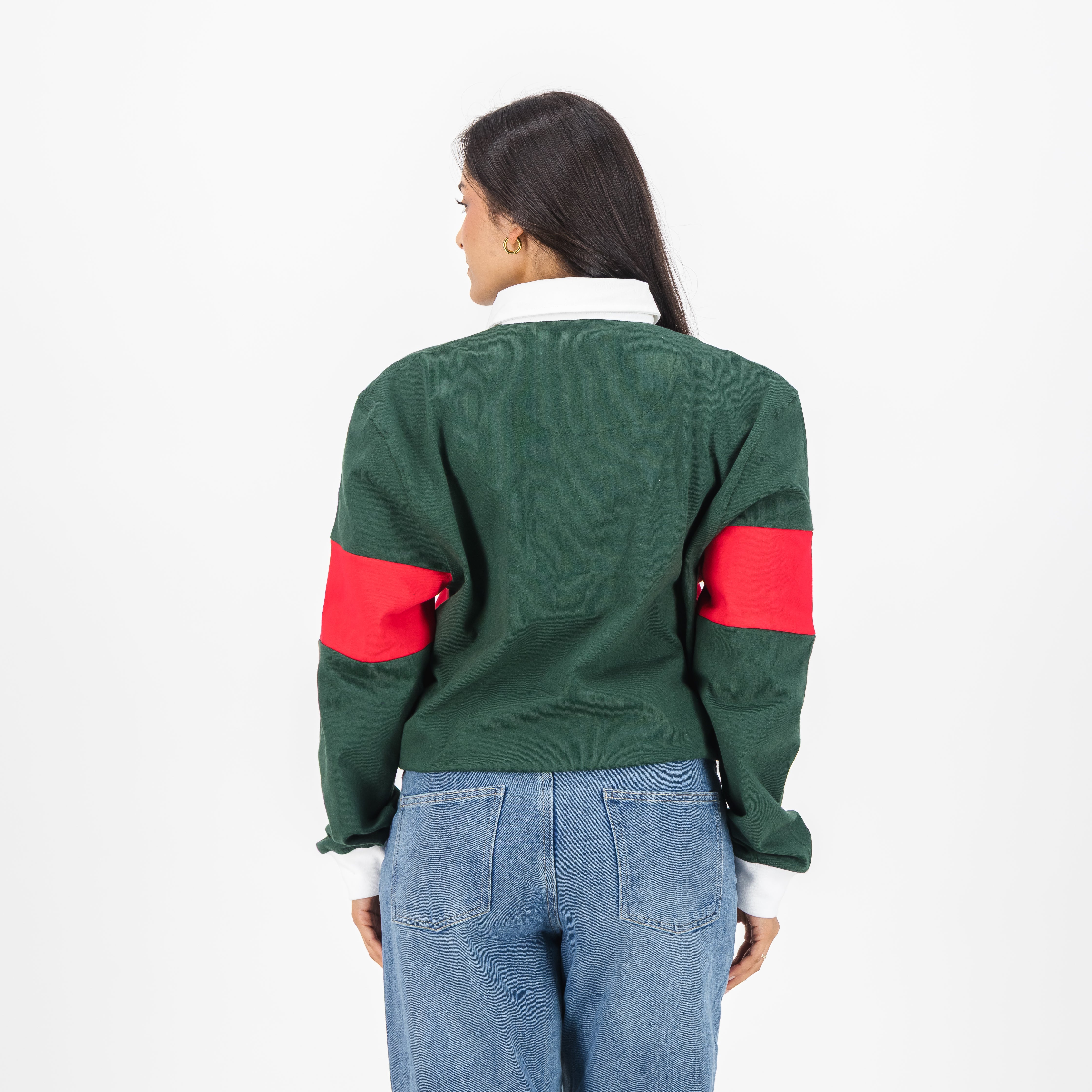 Schools Old Prunitions LS Rugby Jersey-OS Green - Image 8