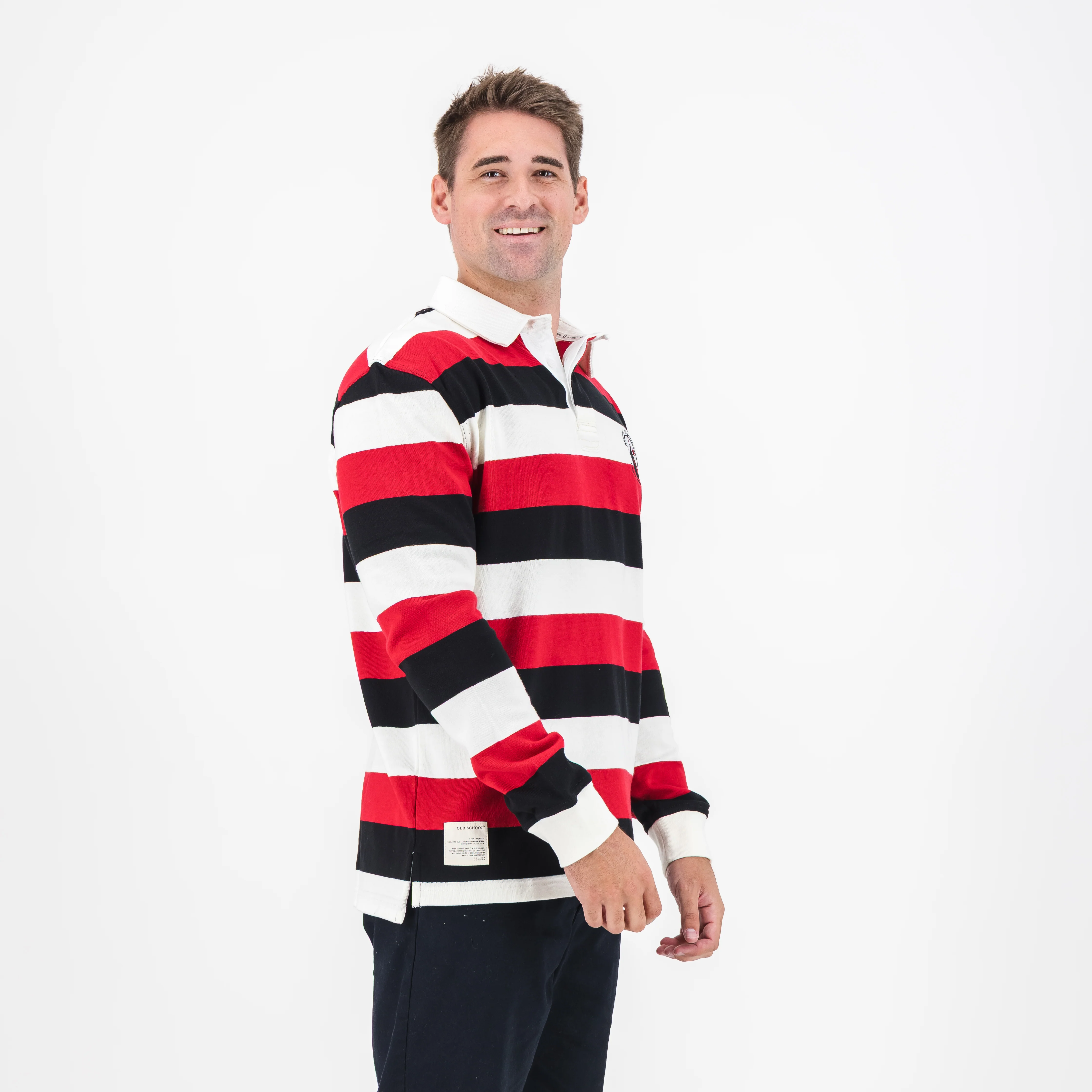 Schools Windhoek Gymnasium YD LS Rugby Jersey-White - Image 3