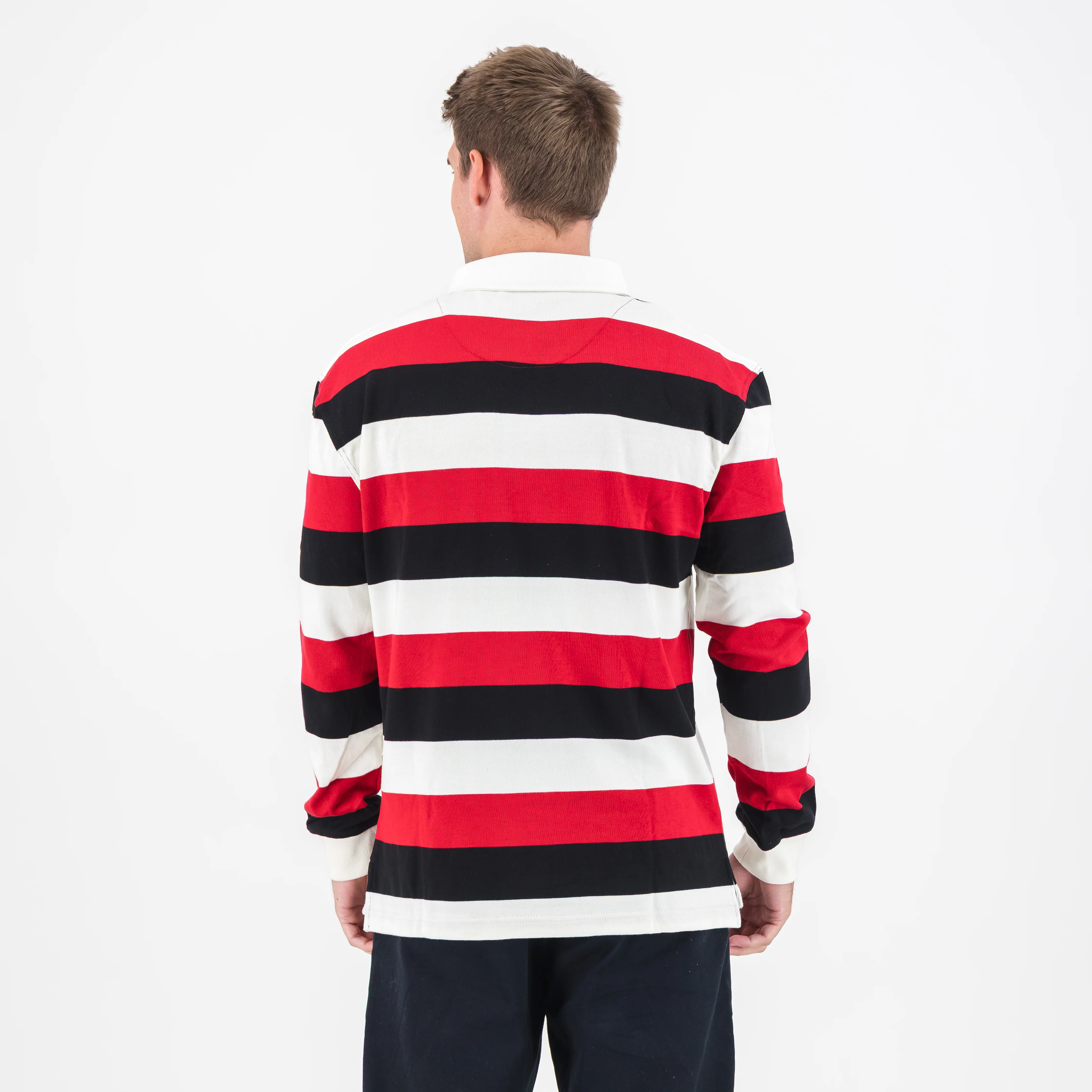 Schools Windhoek Gymnasium YD LS Rugby Jersey-White - Image 4