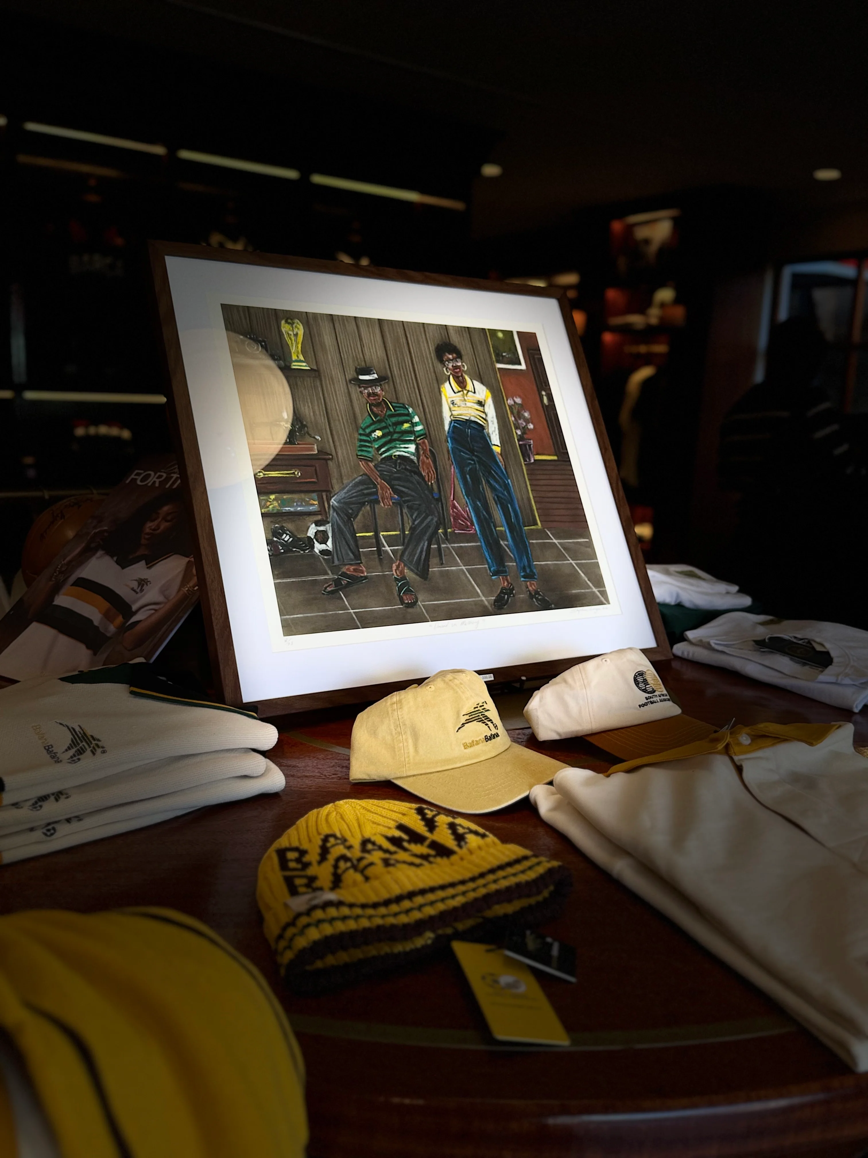 Stephen Langa x Old School: Bafana Bafana Heritage Print - Image 3